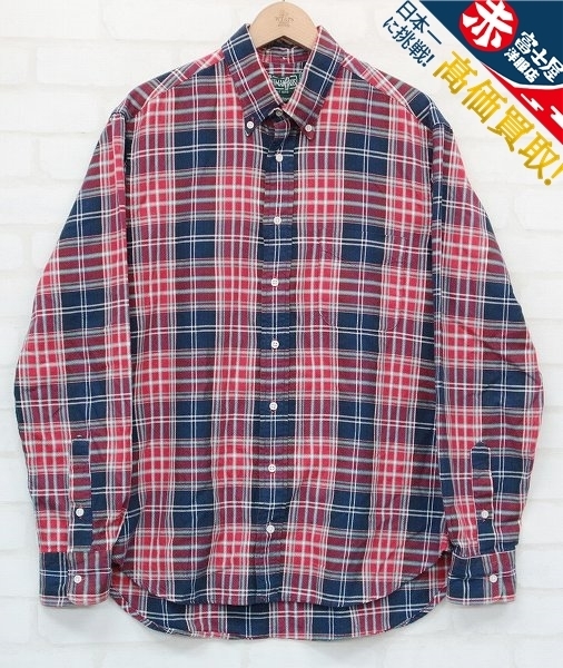 3T6857/GITMAN BDチェックシャツ ギットマン