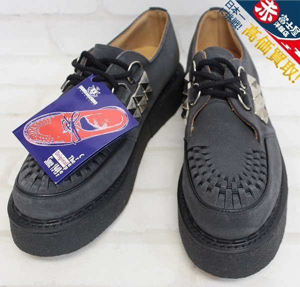 1S6891/未使用品 ジョージコックス 14803 スタッズギブソン ラバーソールブーツ 伊勢丹別注 英国製 GEORGE COX