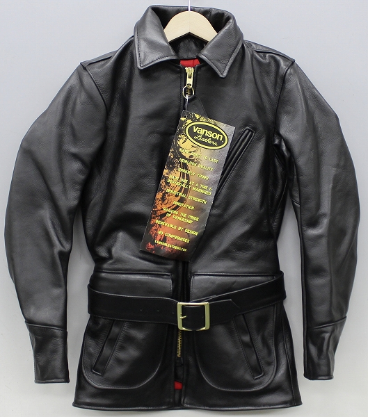新品 バンソン TYPE J ライダースコート VANSON 34