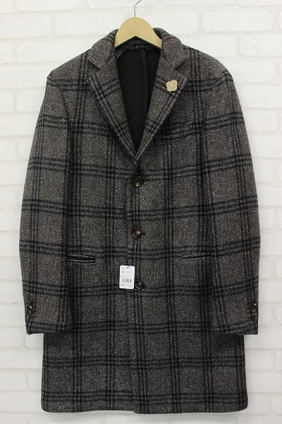 未使用品 ラルディーニ チェスターコート LARDINI