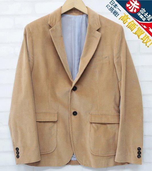 2J0631/未使用品 BAND OF OUTISDERS 2Bコーデュロイテーラードジャケット バンドオブアウトサイダーズ