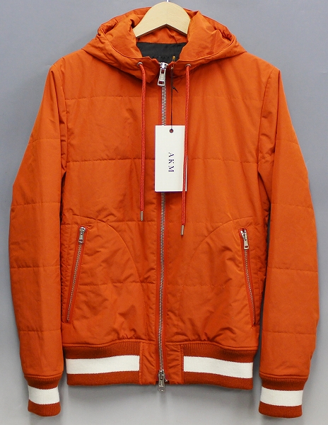 新品 AKM 14ss healing tafta neck zio parka ブルゾン