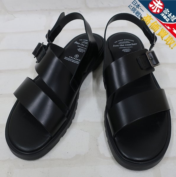 2S2319/新品 foot the coacher SS BELT SANDALS フットザコーチャー ベルトサンダル