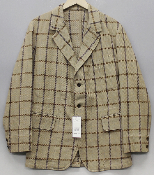新品 アナトミカ CAVALIERE ウィンドチェックジャケット