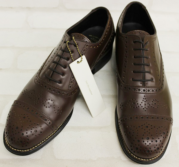 未使用品 footthecoacher SEMI BROGUE SHOES