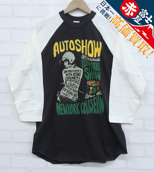 SU5T4853/未使用品 フリーホイーラーズ 8分袖ラグランTシャツ FREEWHEELERS