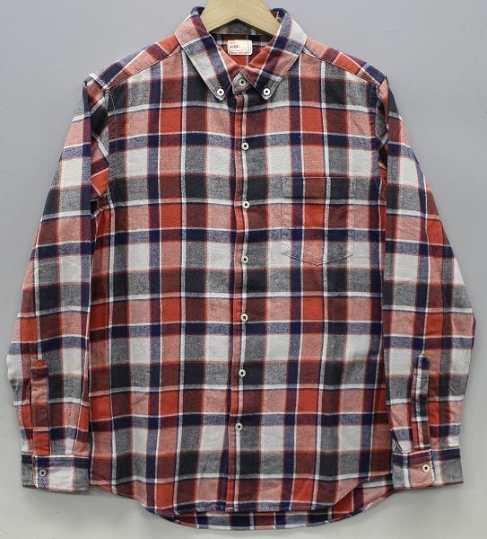 KATO 長袖BDチェックネルシャツ