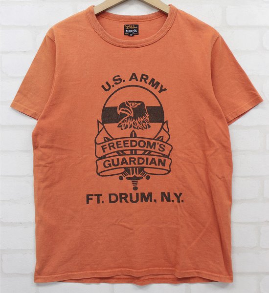 3T9576o【クリックポスト対応】リアルマッコイズ US ARMY FREEDOM'S GUARDIAN 半袖Tシャツ THE REAL McCOY