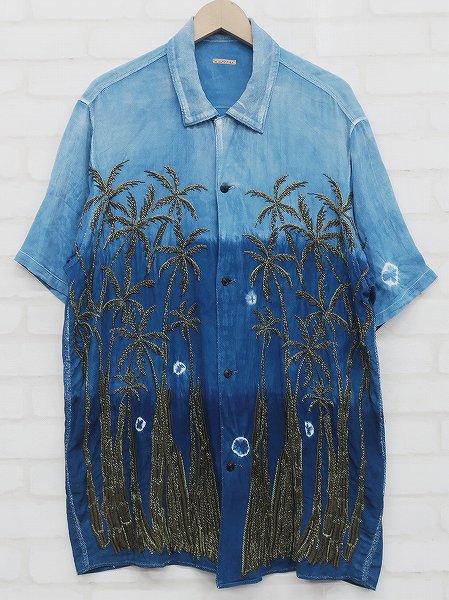 SU5T5134/KAPITAL 藍染レーヨンシャツ キャピタル