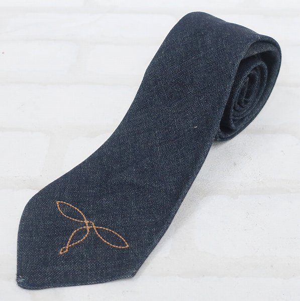 SU2A0696【クリックポスト対応】RRL デニムネクタイ イタリア製