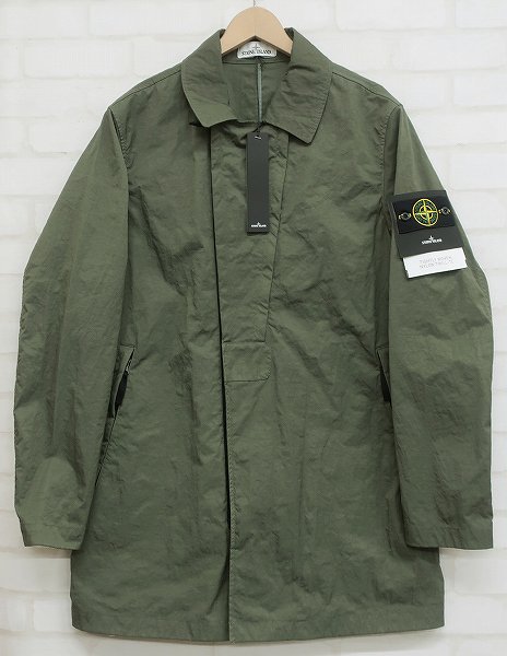 2J5869/新品 STONE ISLAND TIGHTLY WOVEN NYLON Twill-TC トレンチコート ストーンアイランド 721540226