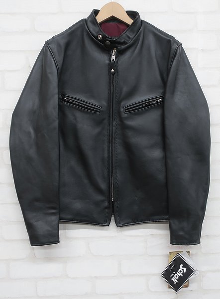 2J6060/新品 ショット 641XX Schott レザーライダース 38