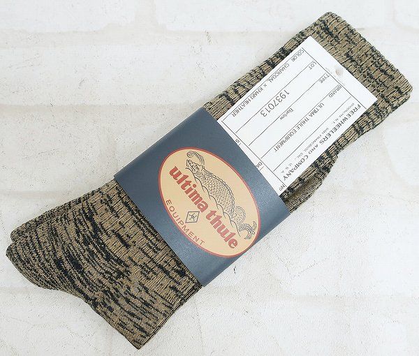 1A9688【クリックポスト対応】新品 フリーホイーラーズ ULTIMA THULE EQUIPMNET Barlow ソックス FREEWHEELERS 靴下