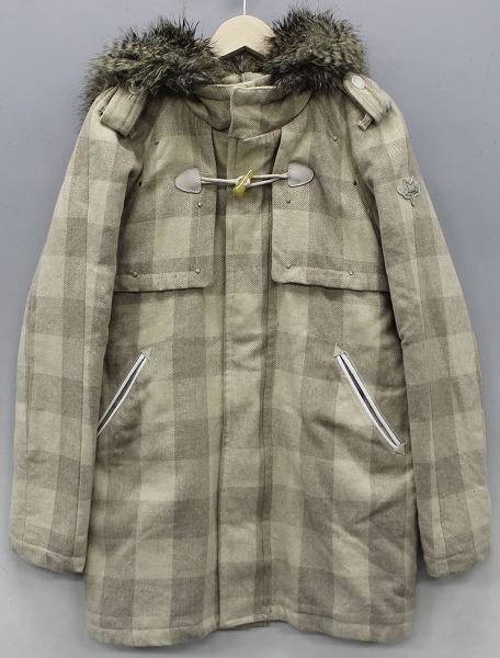 ディーゼル チェックダッフルコート DIESEL