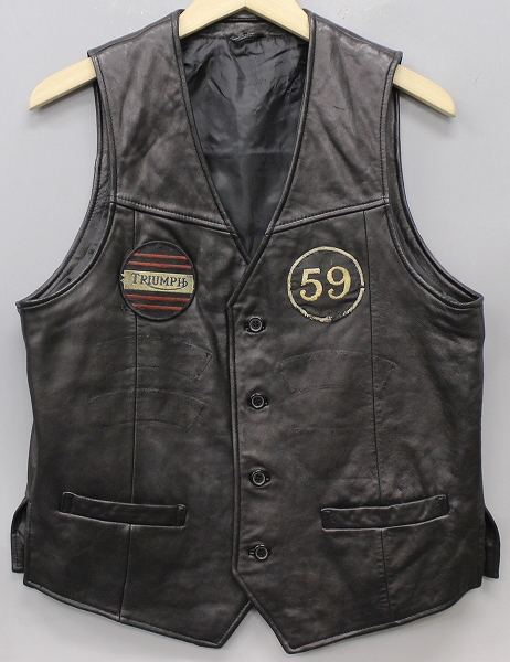 FREEDOM ラムレザーベスト フリーダム