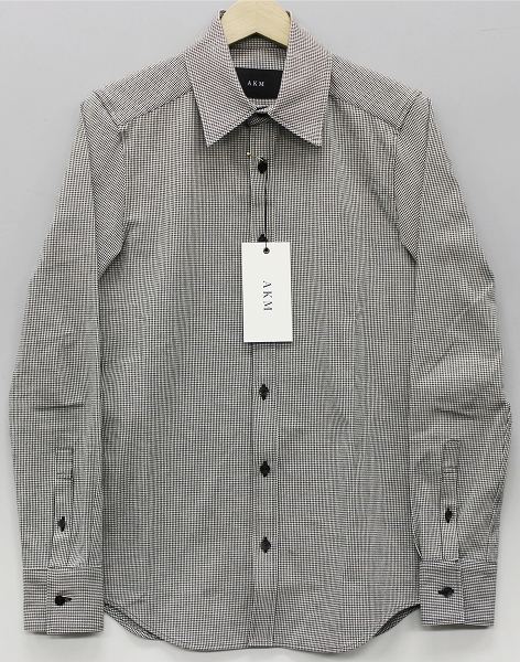 AKM 2way stretch HOUNDTOOTH 千鳥チェックシャツ
