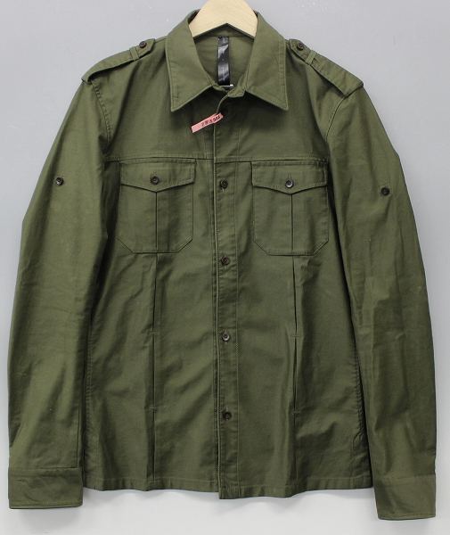 wjk PLEATS ARMY WIRE SHIRTS アーミーシャツ