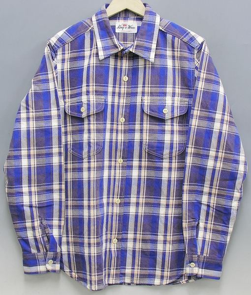 KING-O-WEAR チェックワークシャツ キングオーウェア