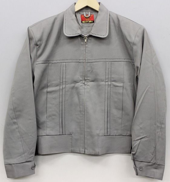 クリームソーダ ハンドステッチBOXプリーツブルゾン