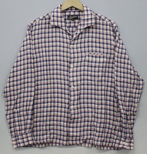 極上 アトラクションズ イタリアンカラーチェックシャツ