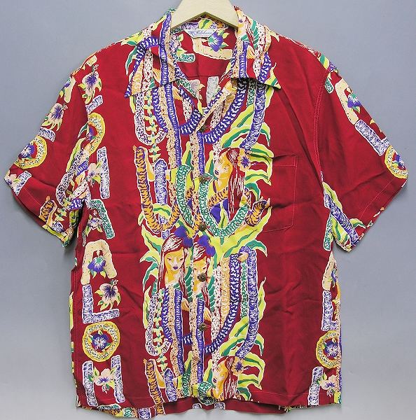 未使用品 サンサーフ アロハシャツ LEI ALOHA SUNSURF